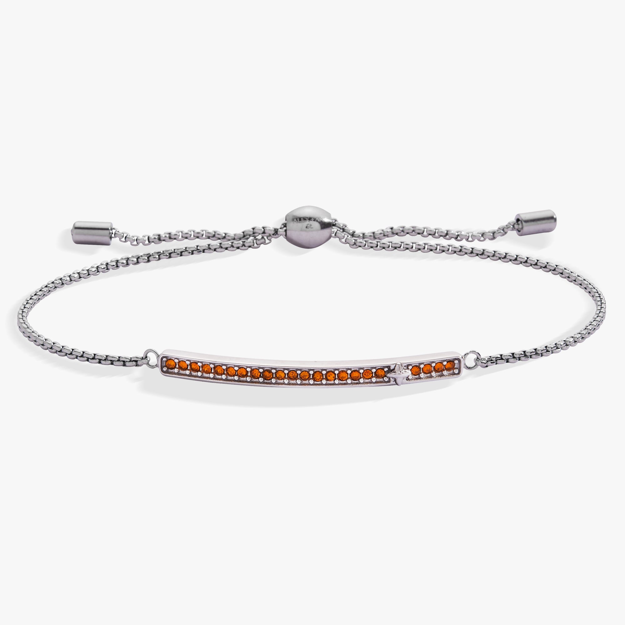 November Everyday Birthstone Pave Bolo Bracelet