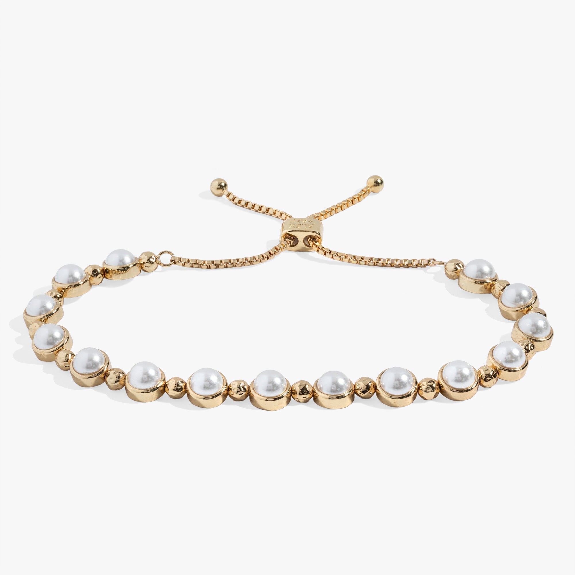 Pearl Bolo Beaded Bracelet