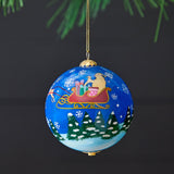 Pier 1 Li Bien Santa's Sleigh Ornament 2024