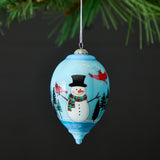 Pier 1 Li Bien Snowman Ornament 2024