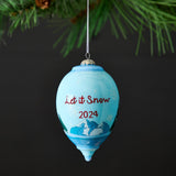 Pier 1 Li Bien Snowman Ornament 2024