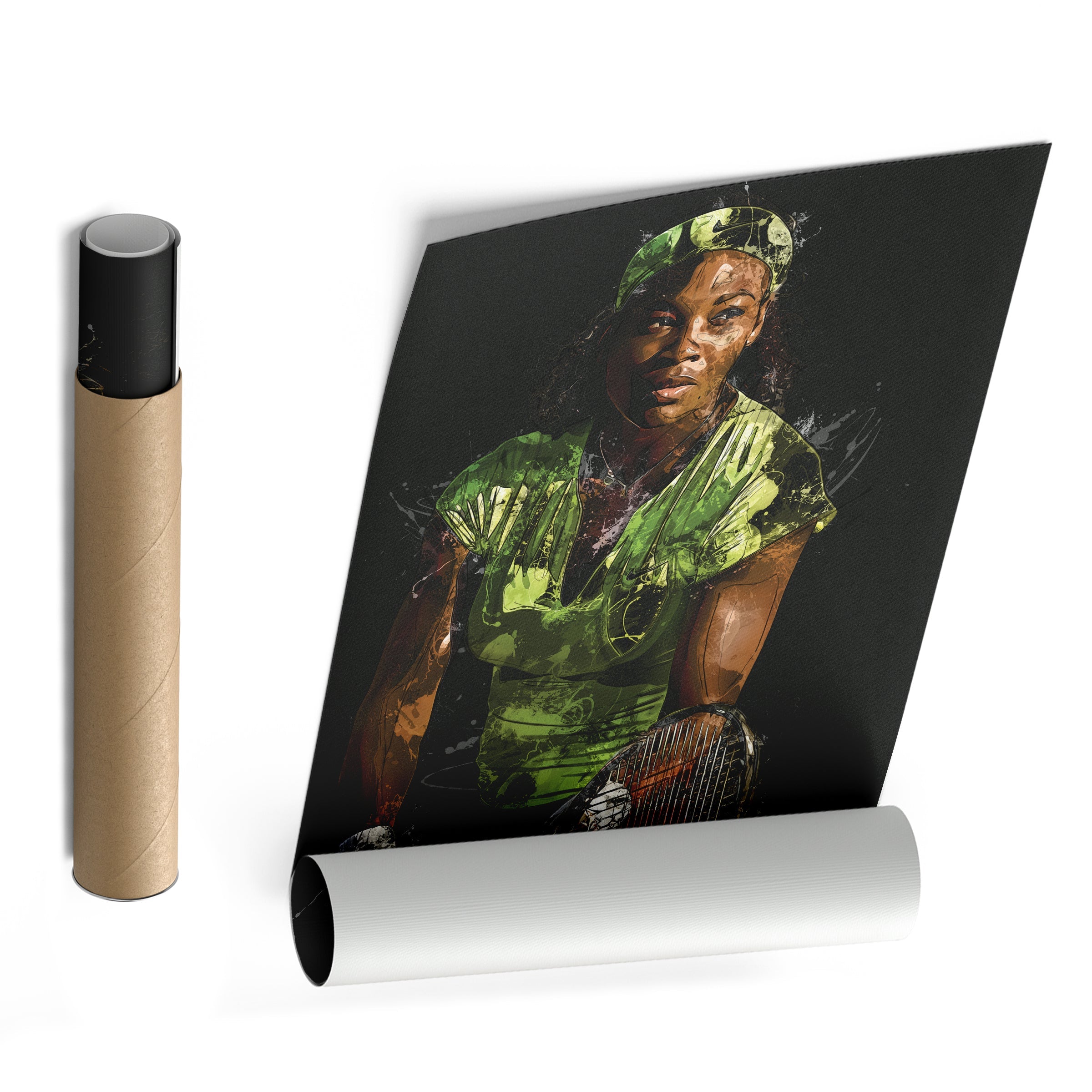 Serena Williams Canvas Art Tennis Legend Wall Decor