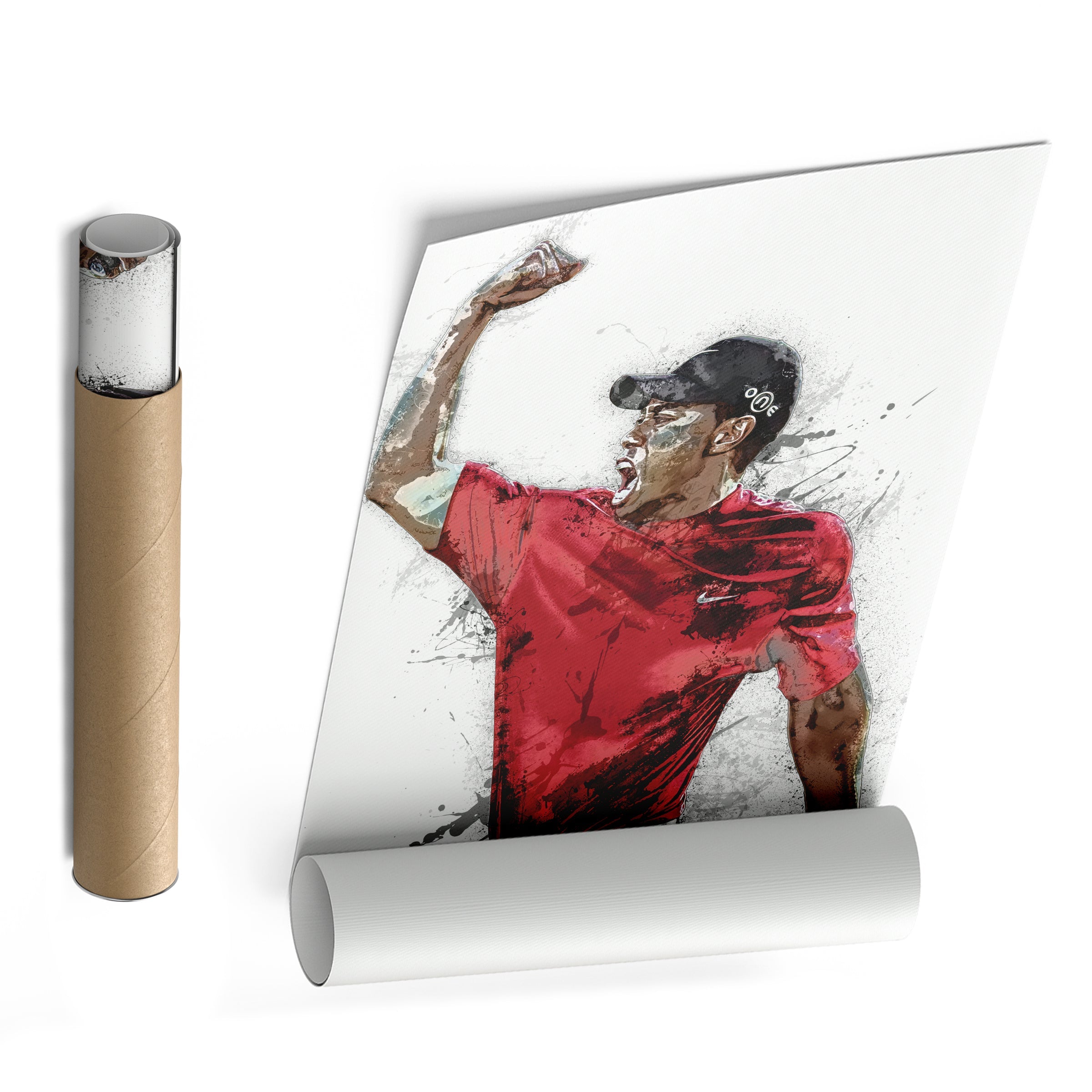 Tiger Woods Canvas Art Masters Celebration Wall Decor
