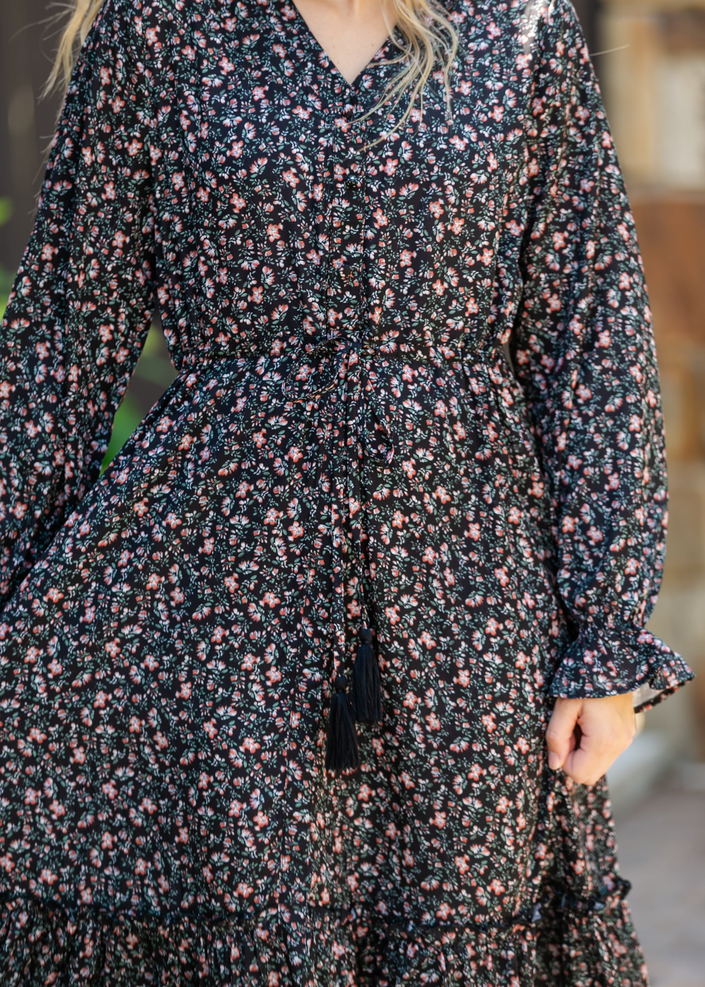 Evangeline Floral Maxi Dress - Final Sale