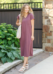 Finley V-neck T-shirt Dress | Includes Plus Size