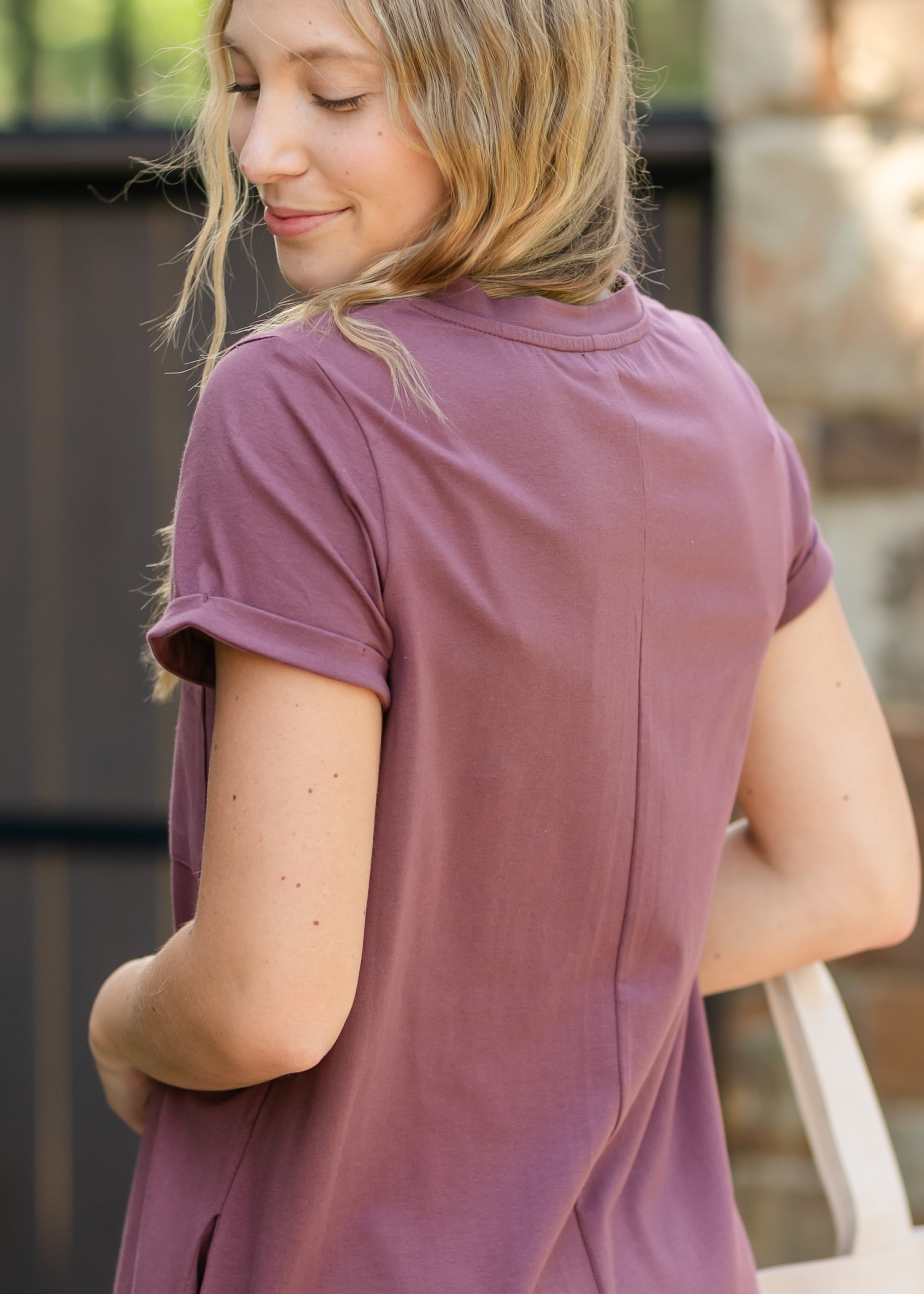Finley V-neck T-shirt Dress | Includes Plus Size