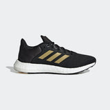 adidas PureBoost 21 Core Black/Gold Met/Grey Size 8