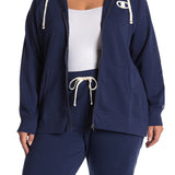Champion Women's Plus Size Heritage Zip Hoodie Navy Size 2 Extra Large