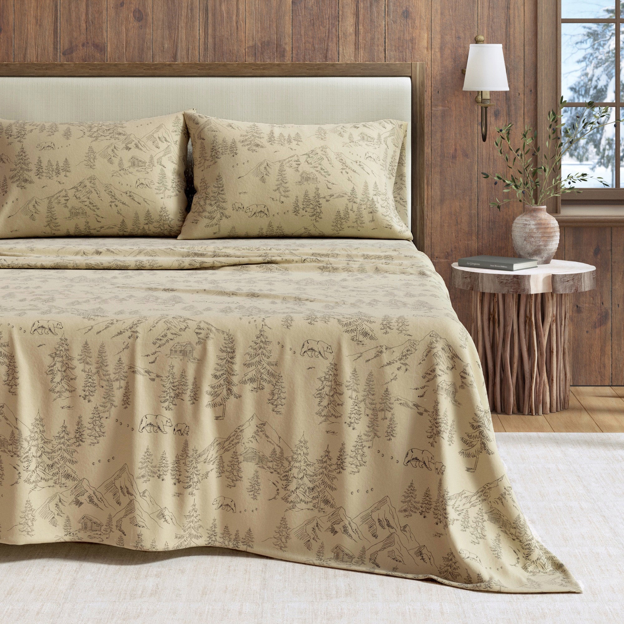 4-piece Turkish Cotton Flannel Sheet - Stratton Collection