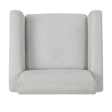 Radiantize Upholstered Fabric Club Chair with Square-off Back and Button Tufted