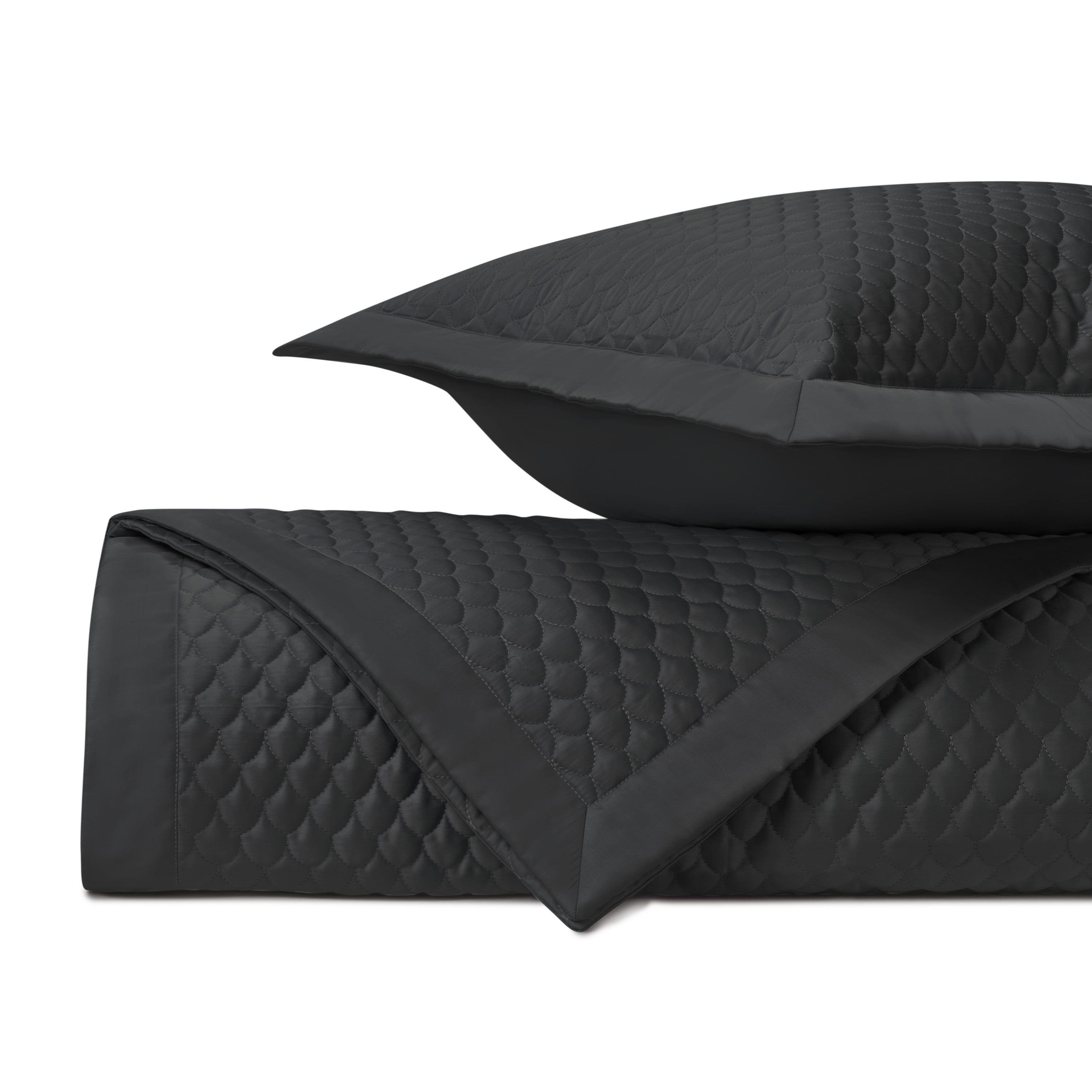 Raindrop Quilted Coverlet (euro) Set