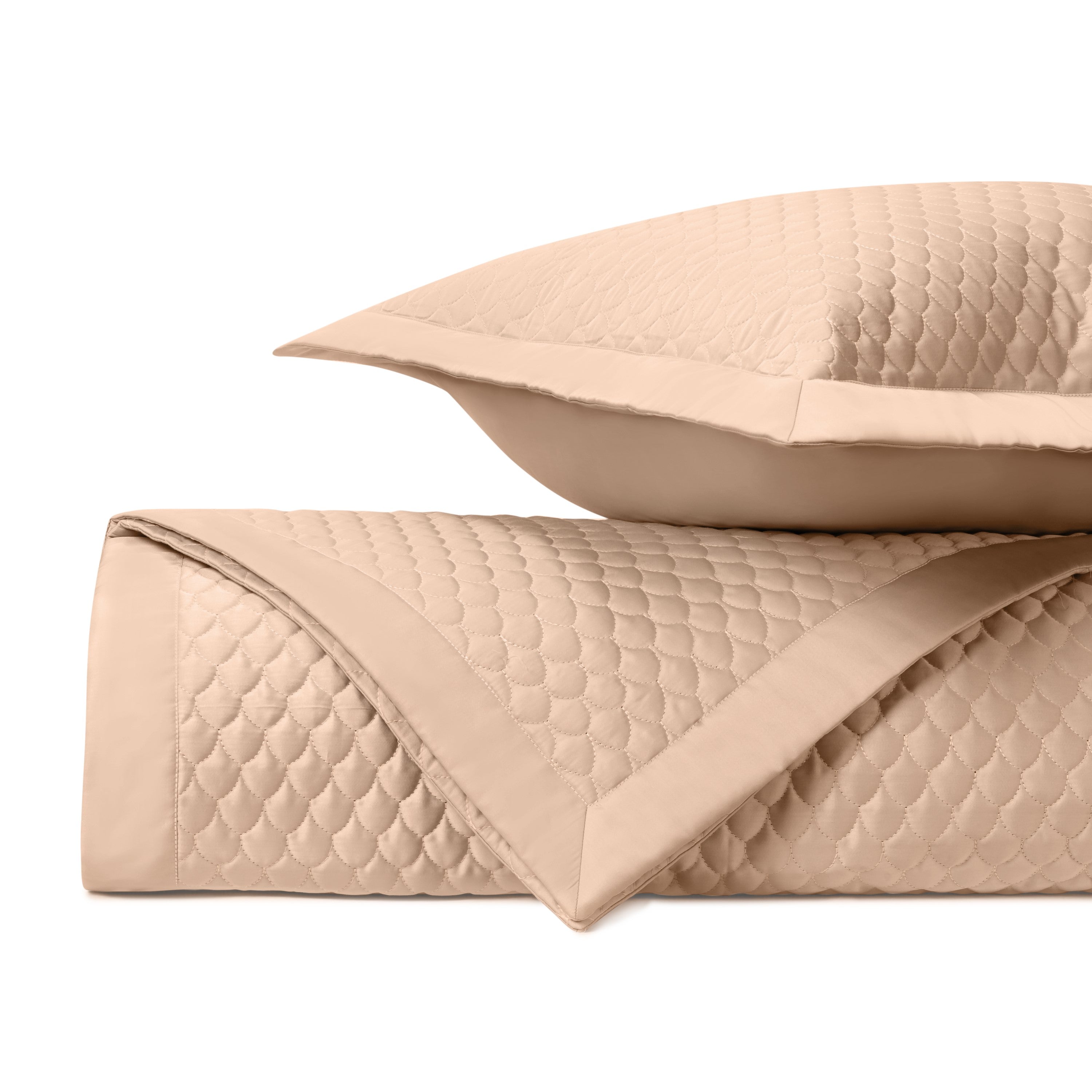 Raindrop Quilted Coverlet (euro) Set