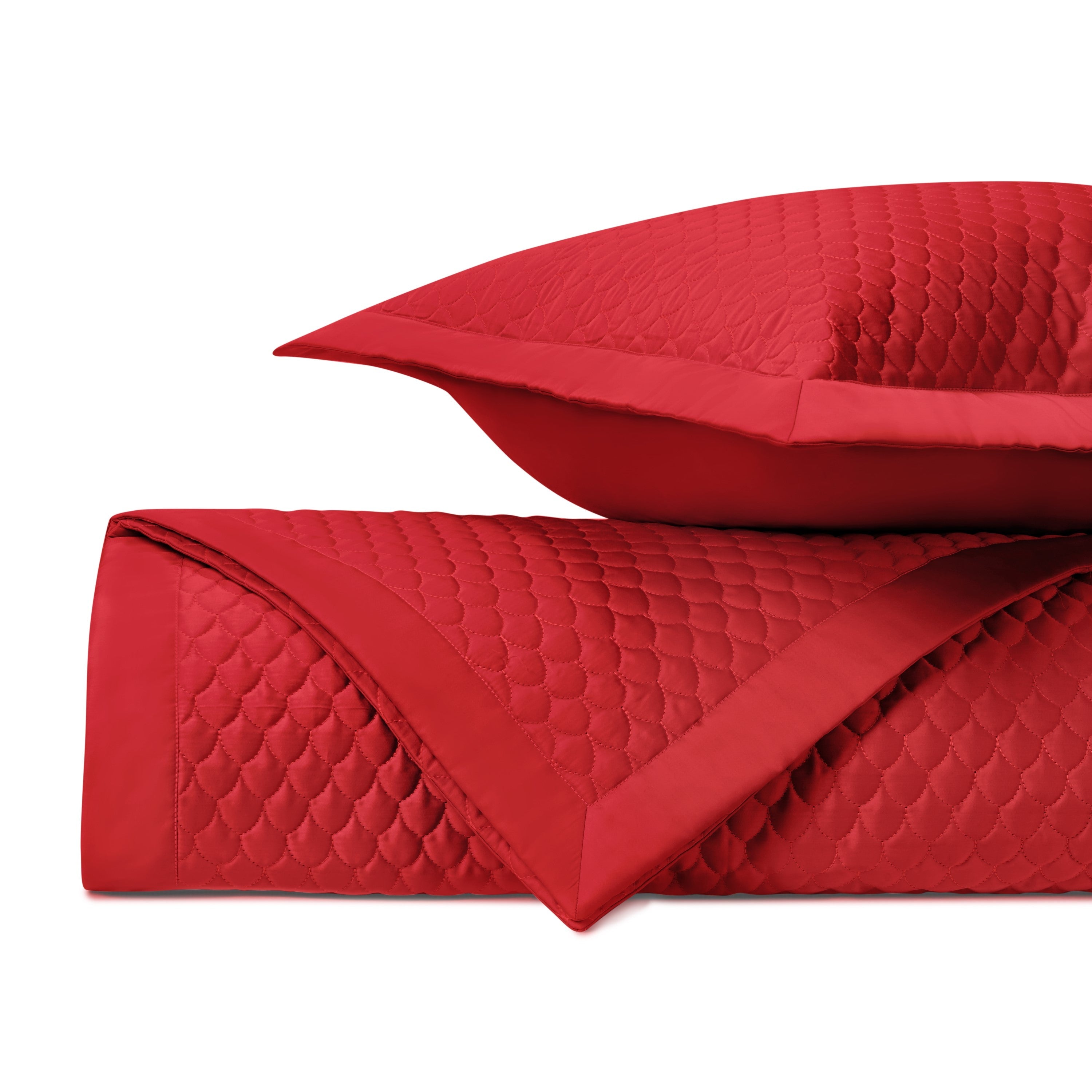 Raindrop Quilted Coverlet (euro) Set