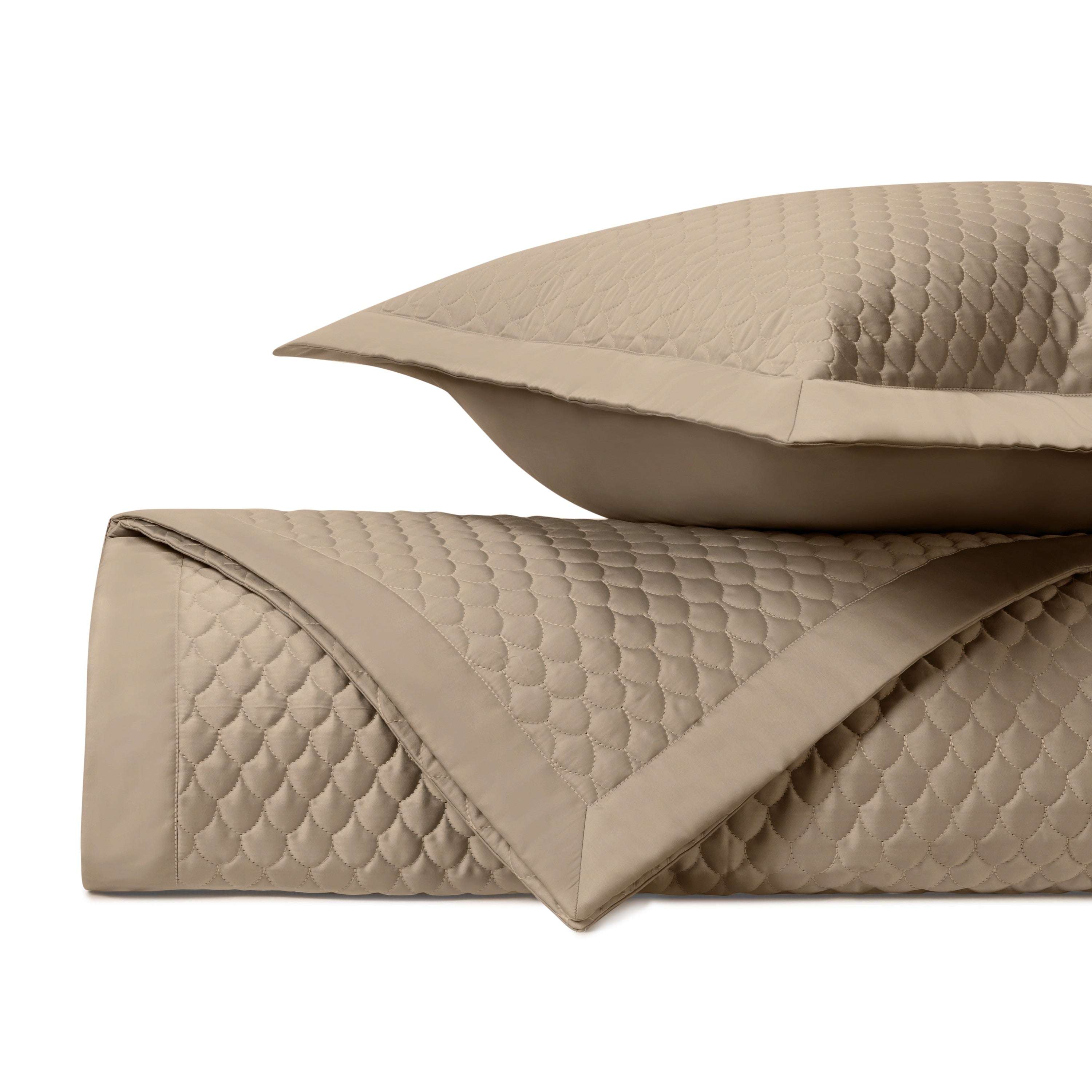 Raindrop Quilted Coverlet