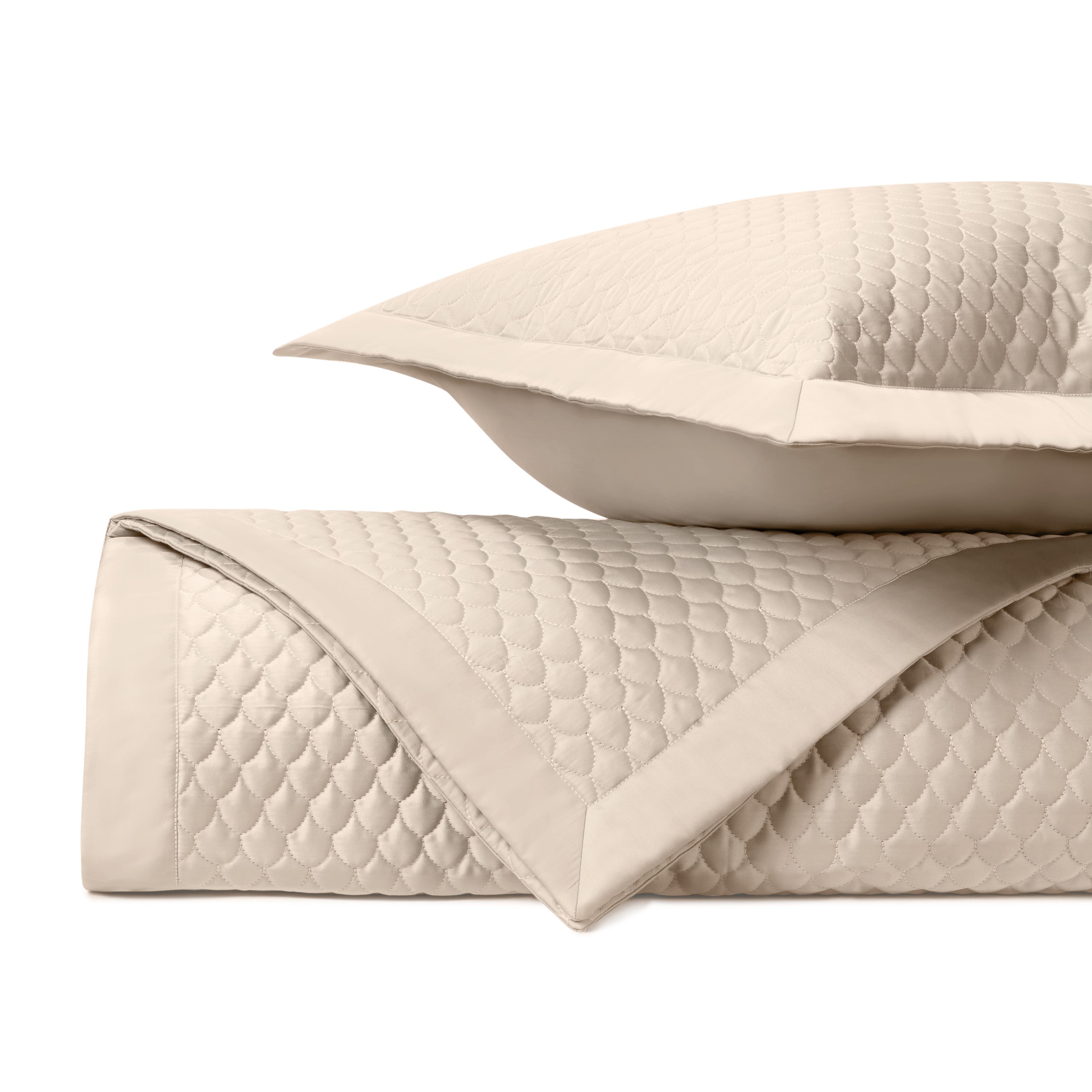 Raindrop Quilted Coverlet (euro) Set