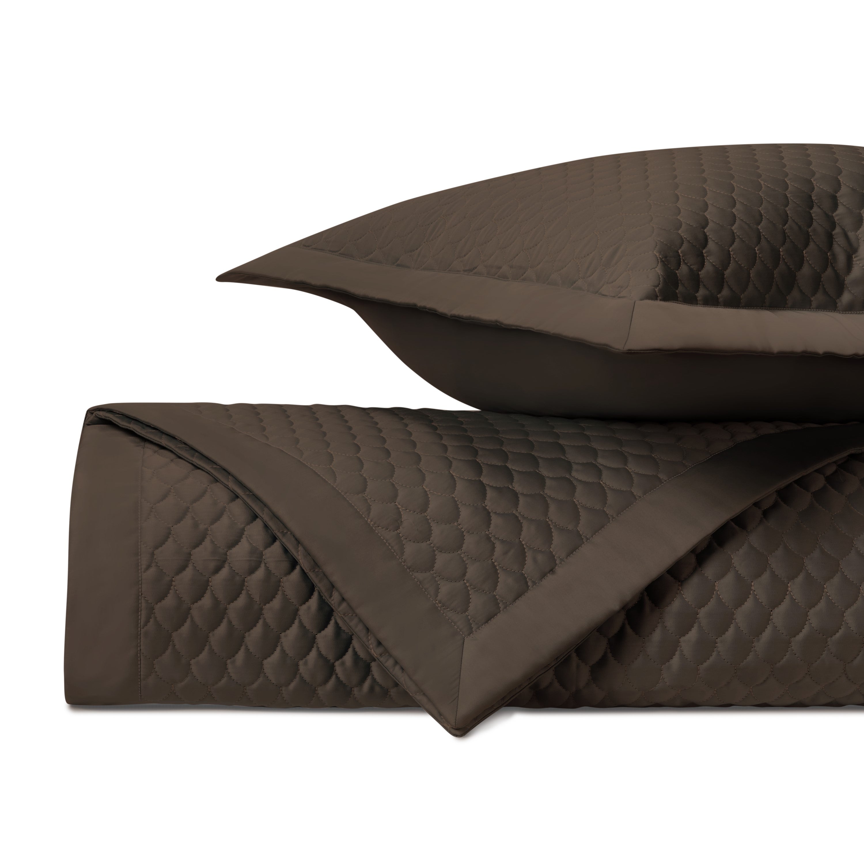 Raindrop Quilted Coverlet (euro) Set