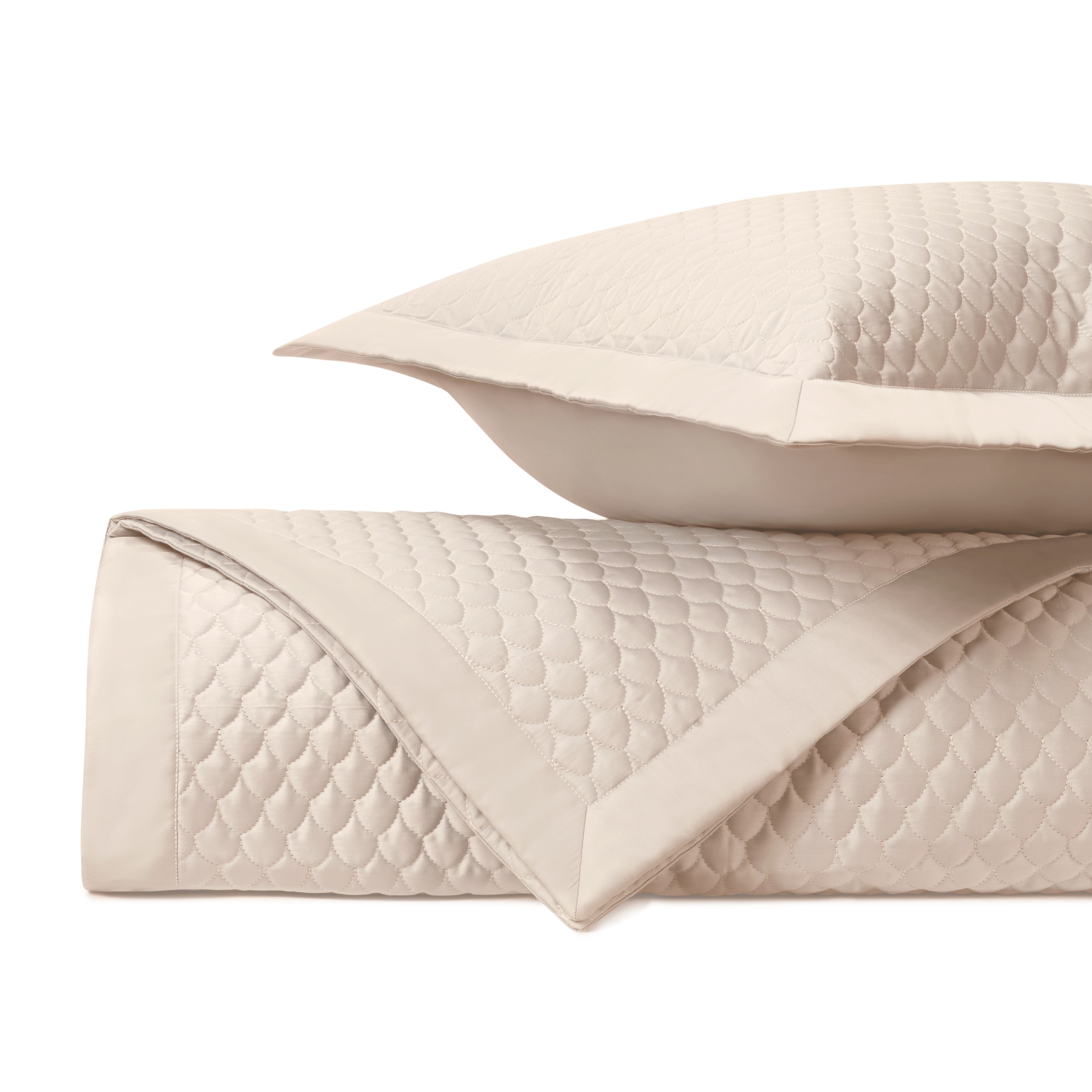 Raindrop Quilted Coverlet