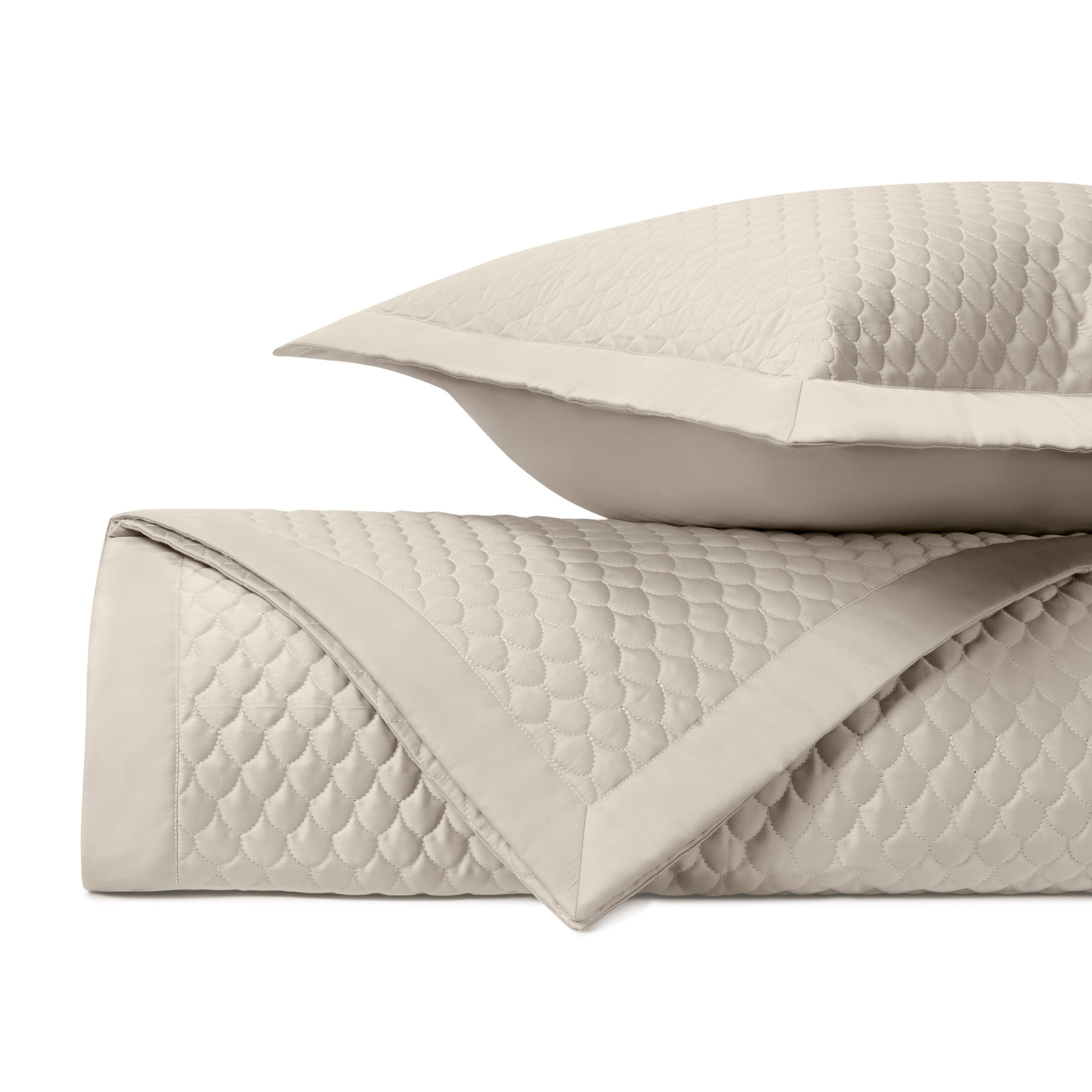 Raindrop Quilted Coverlet (euro) Set
