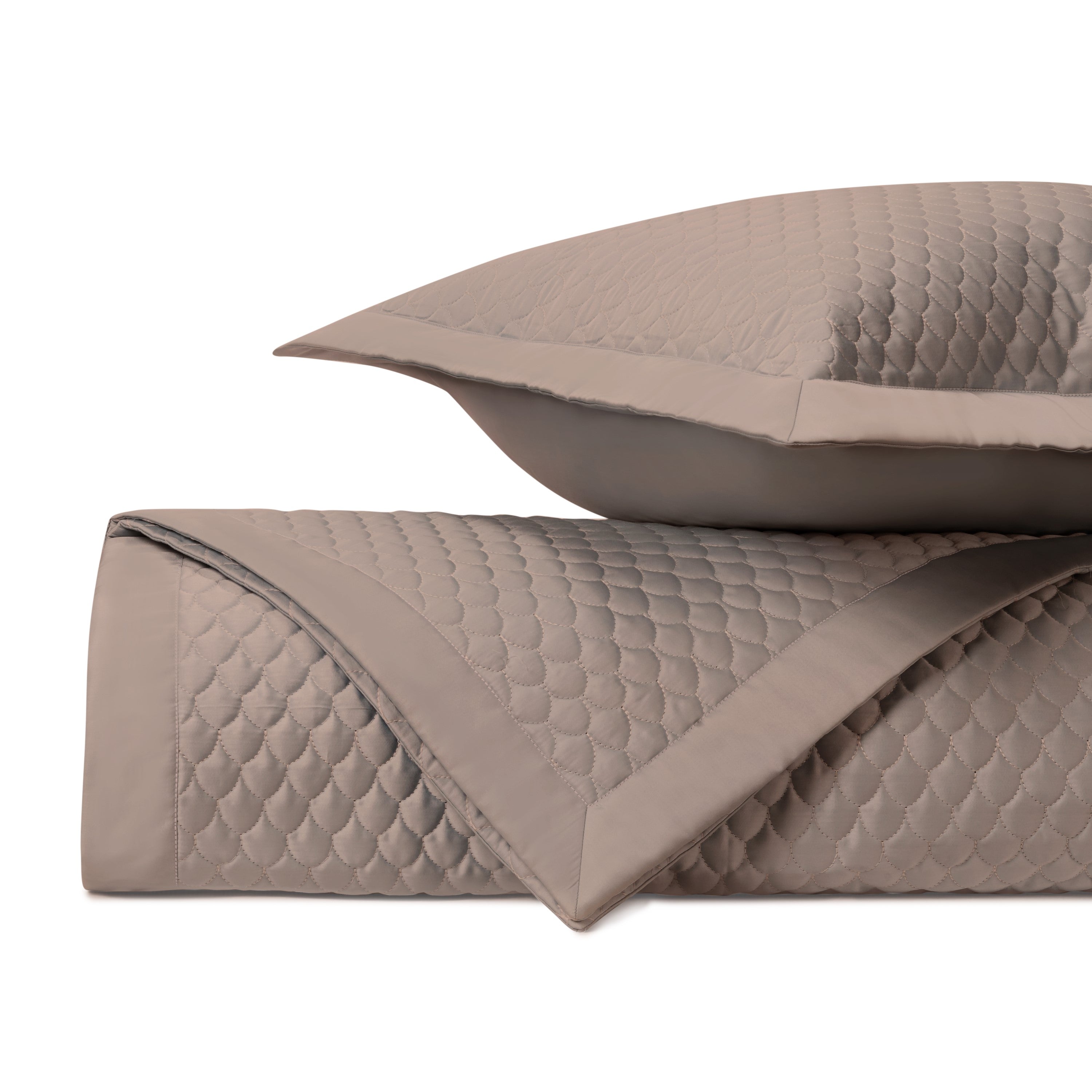 Raindrop Quilted Coverlet