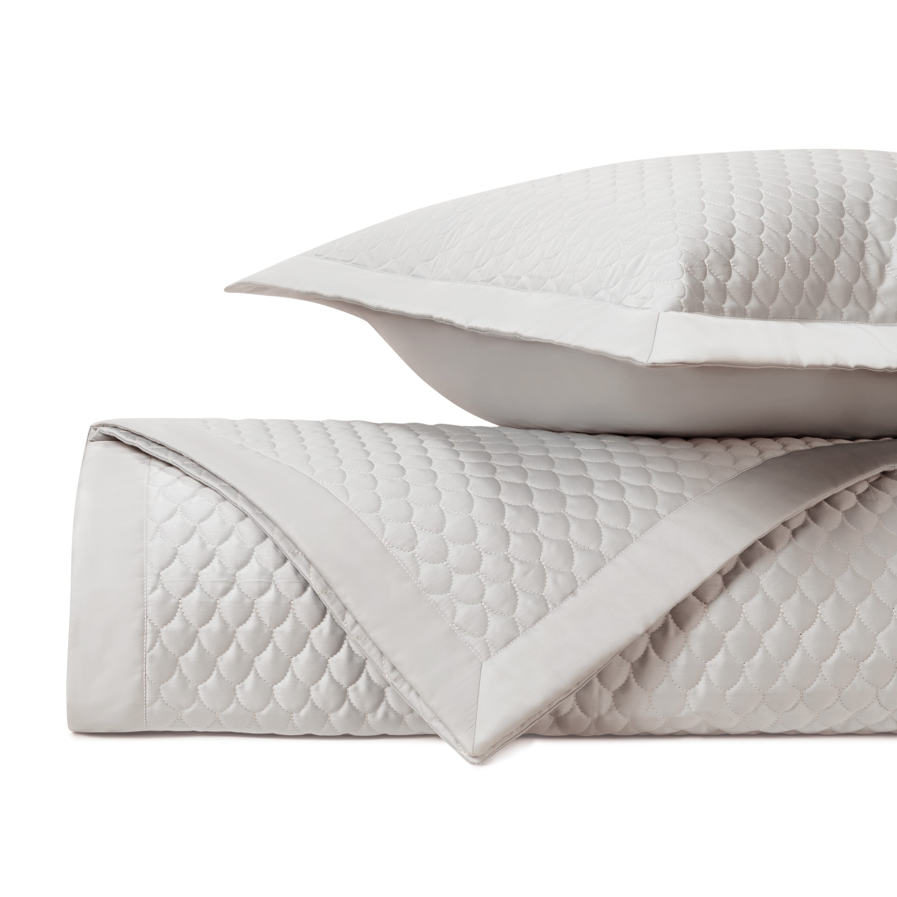Raindrop Quilted Coverlet (euro) Set
