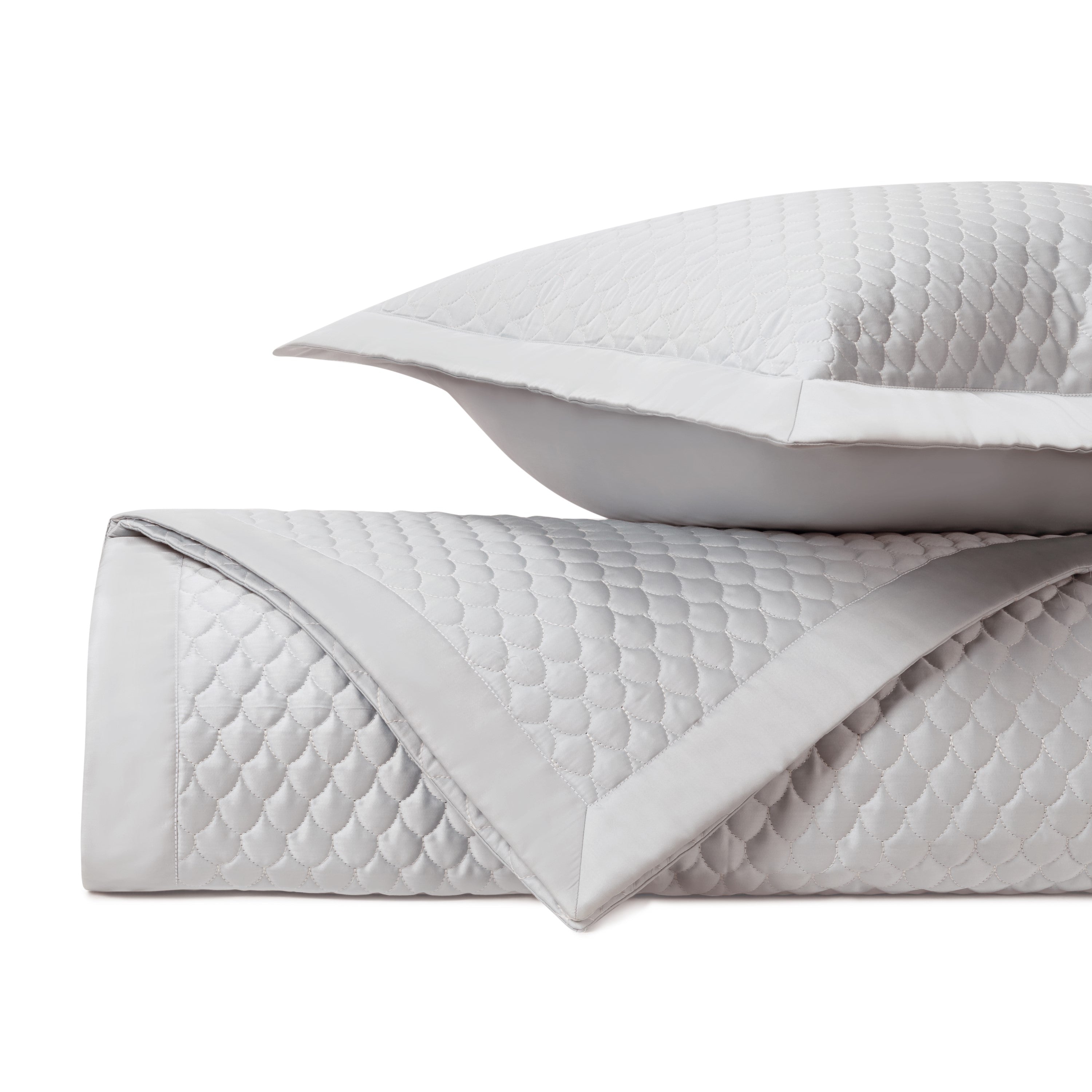 Raindrop Quilted Coverlet (euro) Set