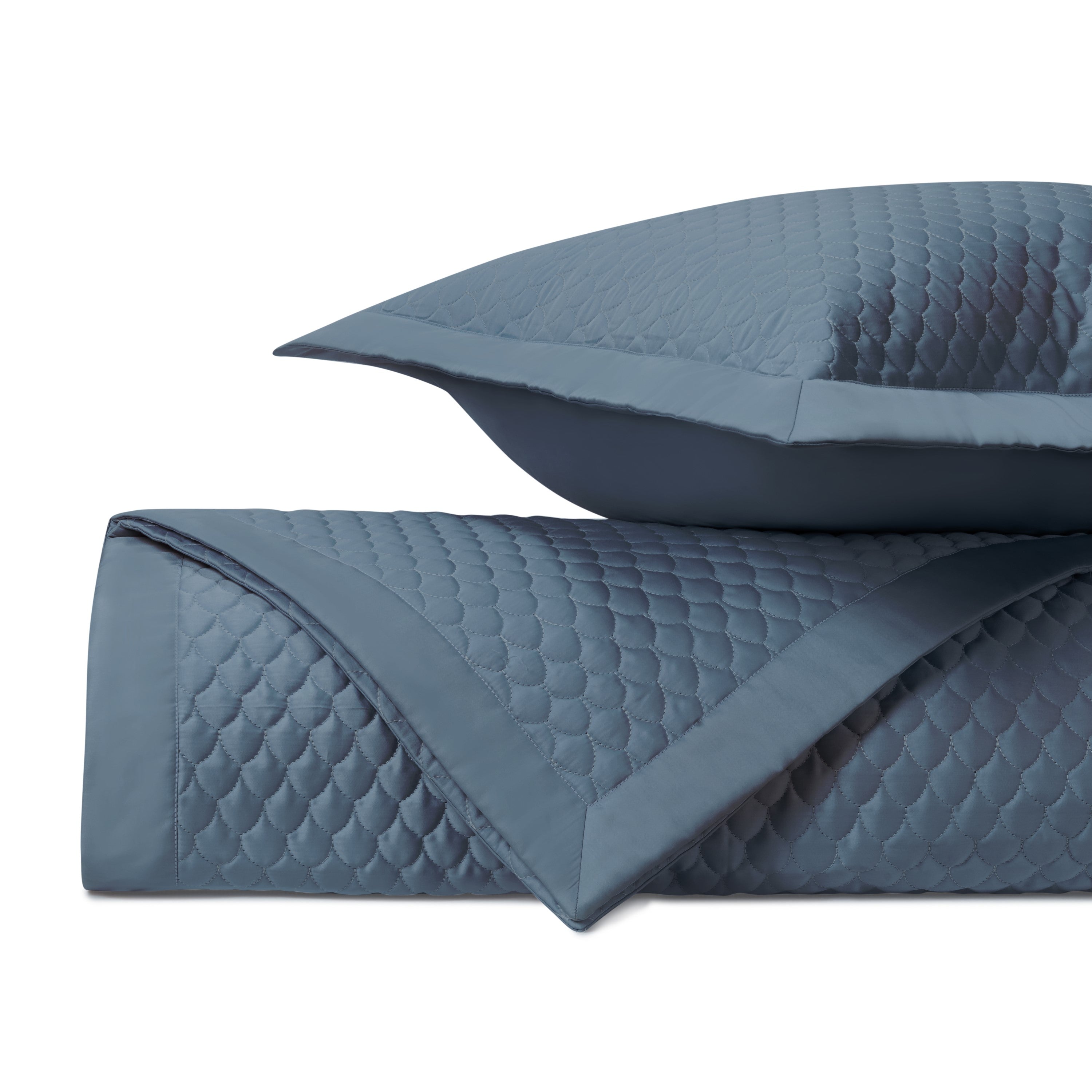 Raindrop Quilted Coverlet (euro) Set