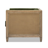 Rattan Accent Chair with Removable Cushion
