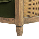 Rattan Accent Chair with Removable Cushion