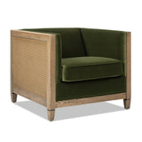Rattan Accent Chair with Removable Cushion