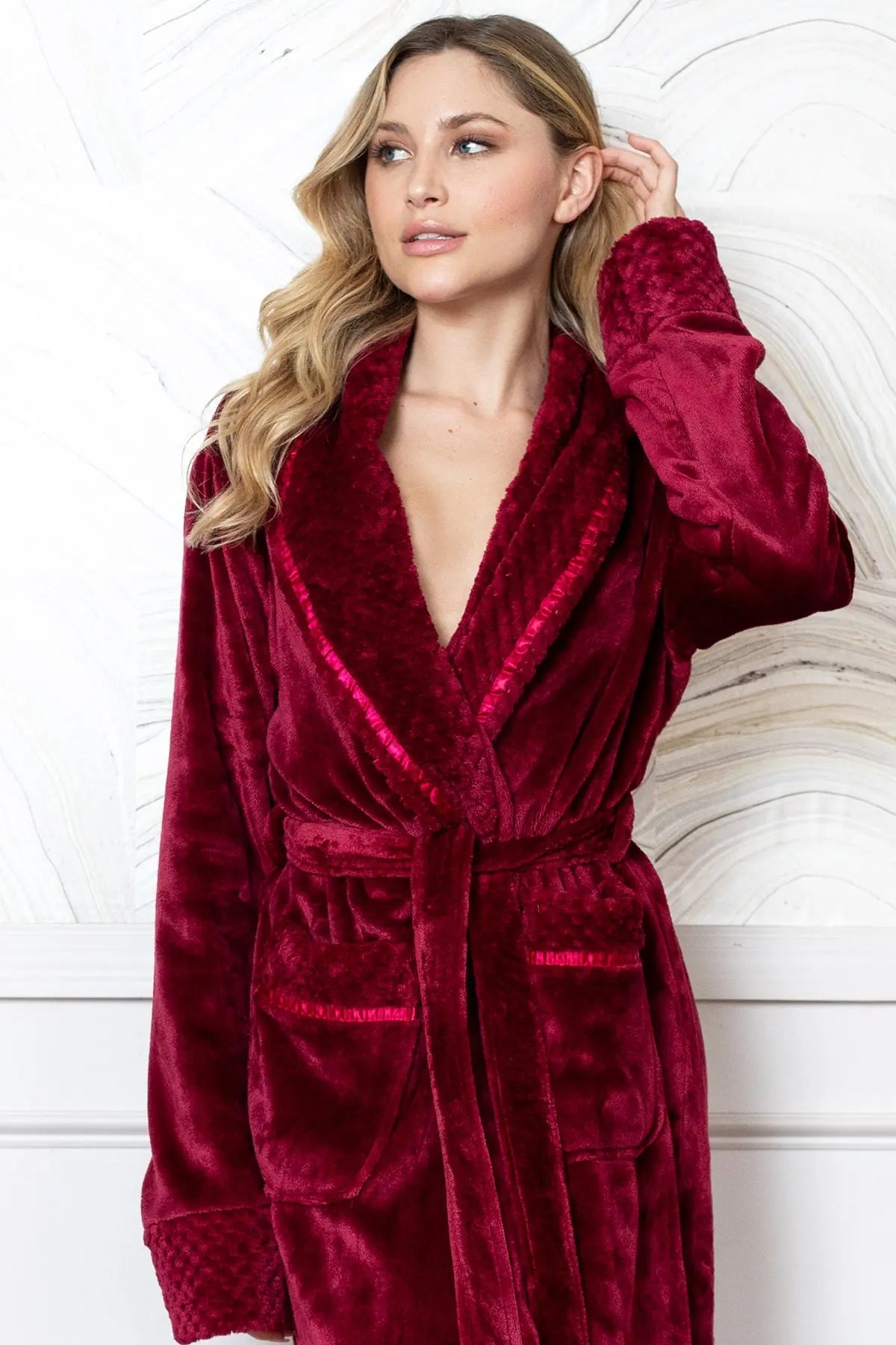 Women's Ultra Soft Plush Bathrobe | Includes Plus Size
