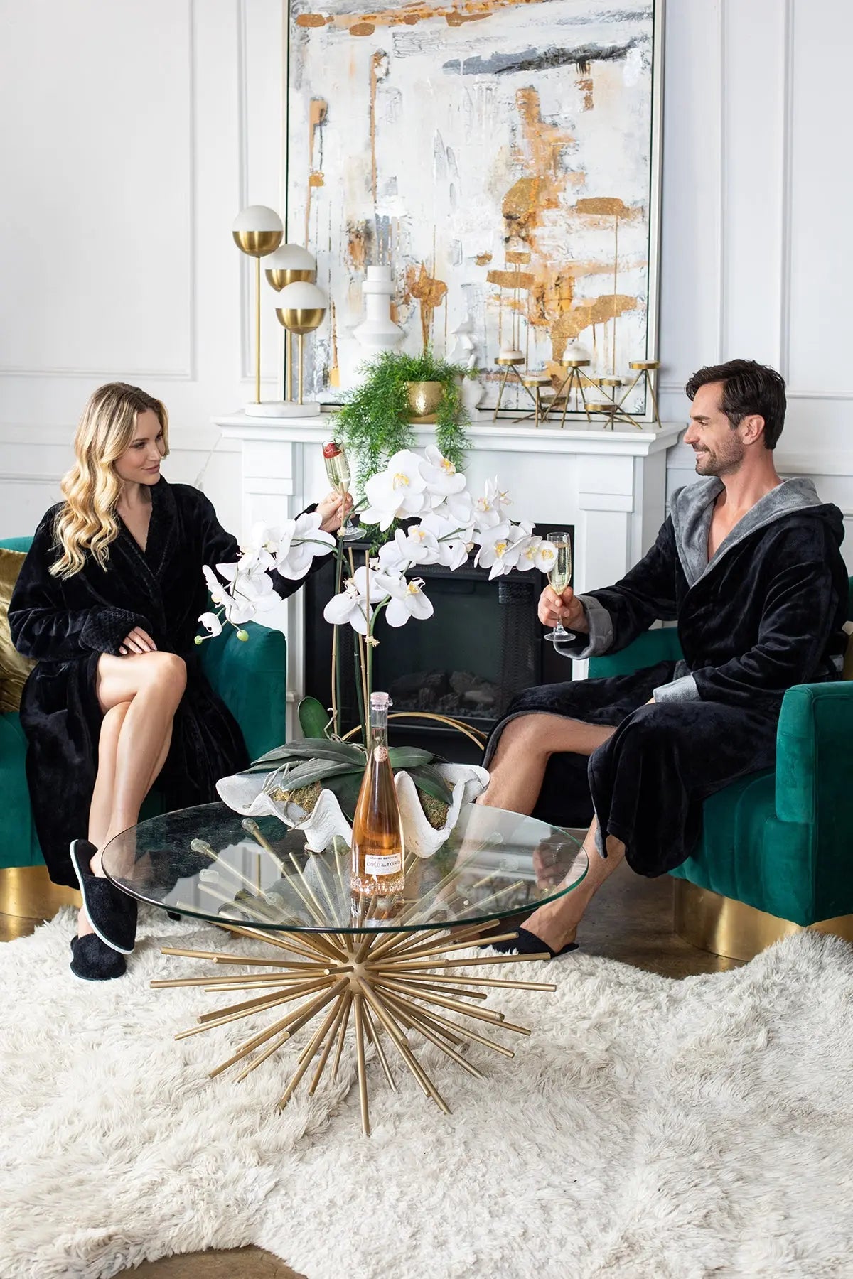 Women's Ultra Soft Plush Bathrobe | Includes Plus Size