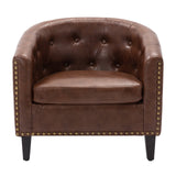 Rowan Tufted Barrel Club Chair