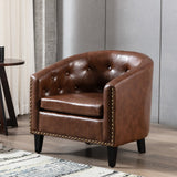 Rowan Tufted Barrel Club Chair