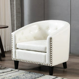 Rowan Tufted Barrel Club Chair