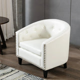 Rowan Tufted Barrel Club Chair