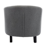 Rowan Tufted Barrel Club Chair