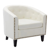 Rowan Tufted Barrel Club Chair