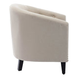 Rowan Tufted Barrel Club Chair