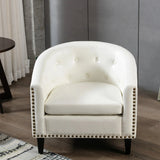 Rowan Tufted Barrel Club Chair