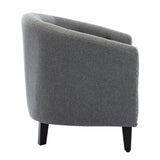 Rowan Tufted Barrel Club Chair