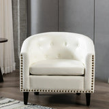 Rowan Tufted Barrel Club Chair