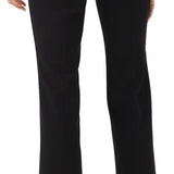 Roz & Ali Black Secret Agent Trouser With Cateye Pockets and Zipper - Average Length