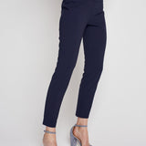 Roz & Ali Secret Agent Pants with Slim Leg & Wide Waistband - Petite