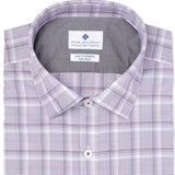 Ryan Seacrest Distinction Men's Amethyst Plaid Dress Shirt Purple