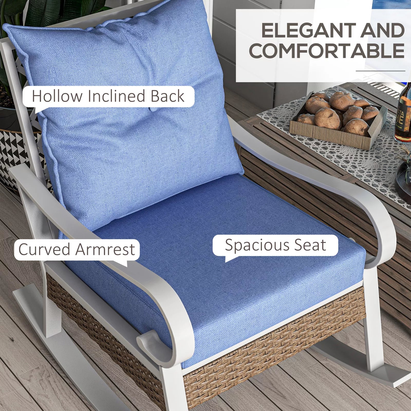 Chaya Outdoor Patio Rocking Chair