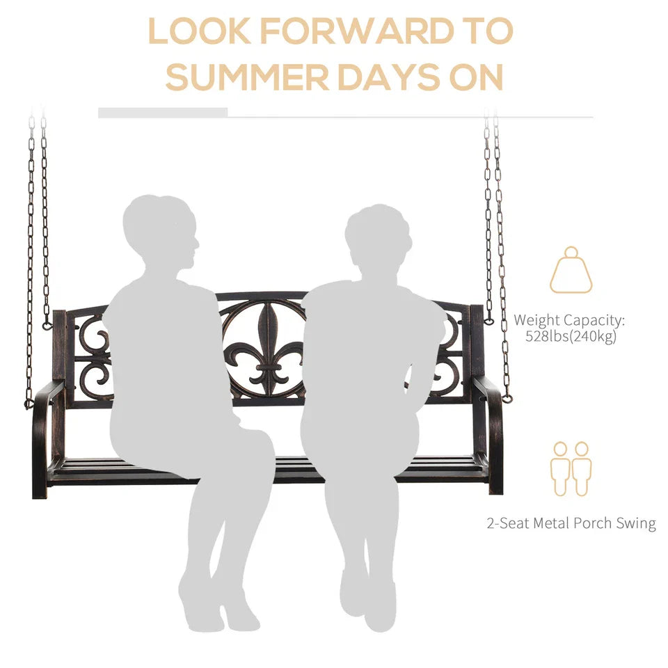 Metal Outdoor Patio Swing Chair