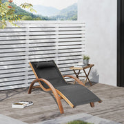 Cochran Wooden Outdoor Lounge Chair
