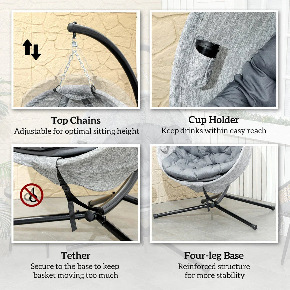 Brewer Outdoor Hanging Egg Chair