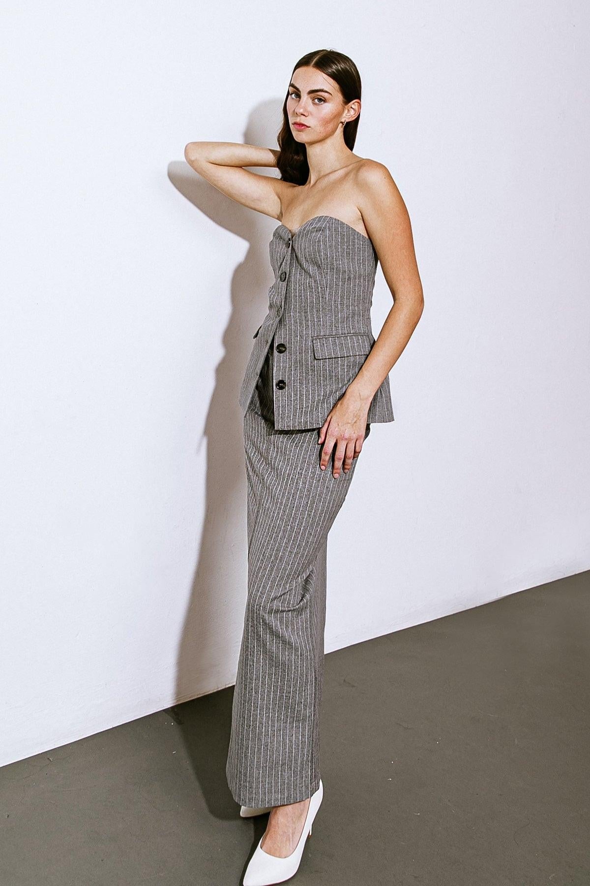 Get To The Point Woven Top