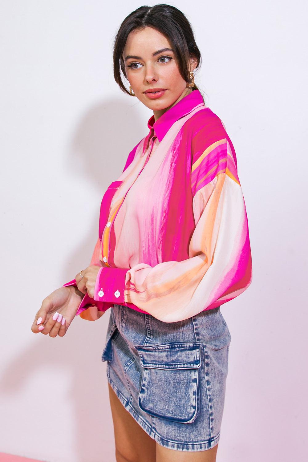 Take The Lead Woven Top